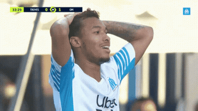 Man In Uber Shirt Holding Head GIF