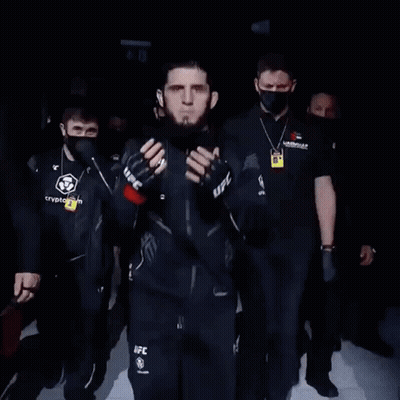 Man In UFC Jacket Giving Thumbs Up GIF