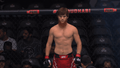 Man In UFC Uniform Fence Says Prime GIF