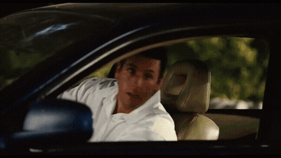 Man In Under Armour Shirt Hands Up GIF