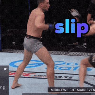Man In Underwear Boxing Ring Slip GIF