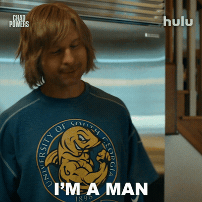 Man In University Of South Georgia Shirt GIF