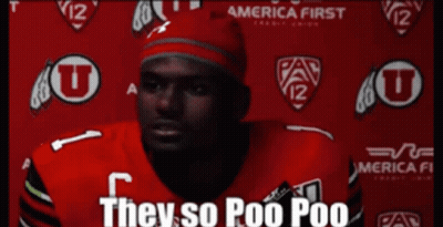 Man In Utah Football Jersey Number 11 GIF
