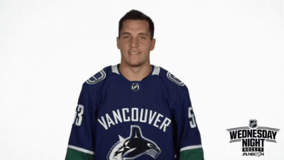 Man In Vancouver Jersey Giving Thumbs Up GIF