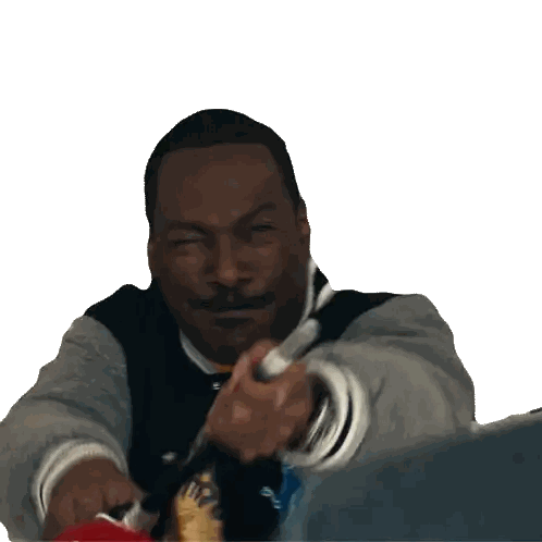 Man In Varsity Jacket Making Funny Face Sticker
