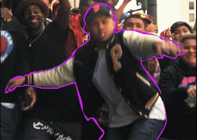 Man in Varsity Jacket With Letter P Dancing