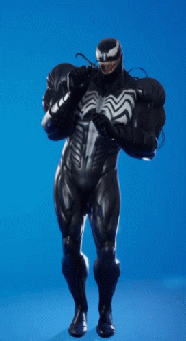 Man In Venom Costume GIF
