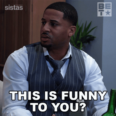Man In Vest And Tie Says This Is Funny To You GIF