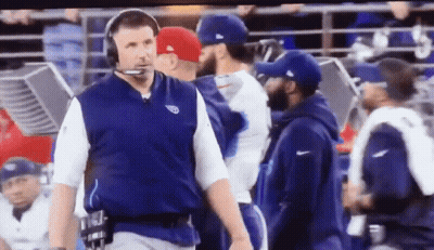 Man In Vest Saying Titans GIF