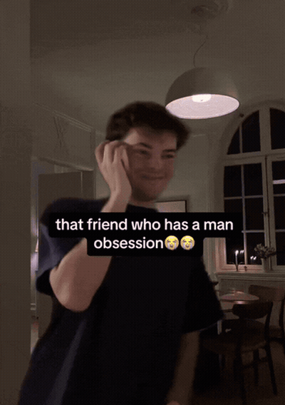 Man In Werewolf Mask Says That Friend Has Man Obsession GIF