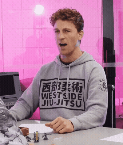 Man In Westside Jiu-Jitsu Hoodie GIF