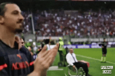 Man In Wheelchair Applauding Soccer Player GIF