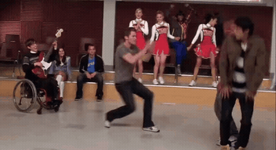 Man In Wheelchair Dancing On Stage GIF