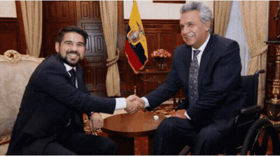 Man In Wheelchair Shaking Hands GIF