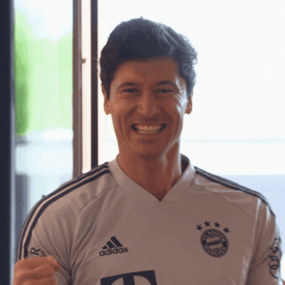 Man In White Adidas Jersey Smiling GIF