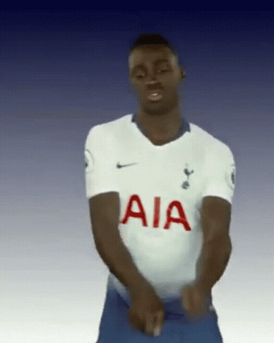 Man In White AIA Jersey Dancing GIF