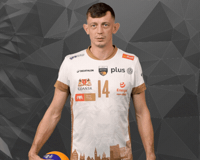 Man In White And Gold Jersey Number 14 GIF