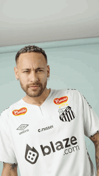 Man In White Blaze.com Shirt GIF