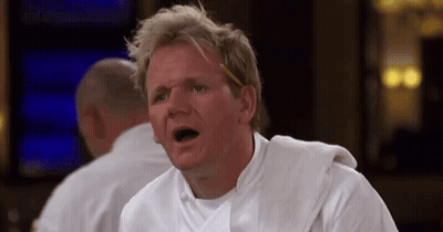 Man In White Chef Coat Making Funny Face GIF