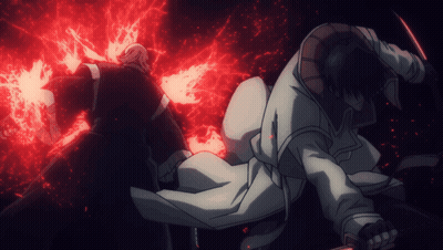 Man in White Coat Attacked by Man in Black Coat
