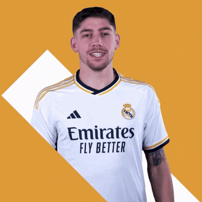 Man In White Emirates Fly Better Jersey GIF