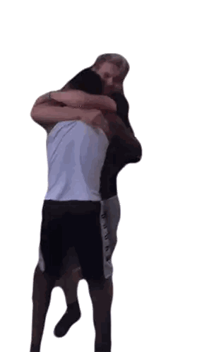 Man In White Guard Tank Top And Black Shorts Sticker