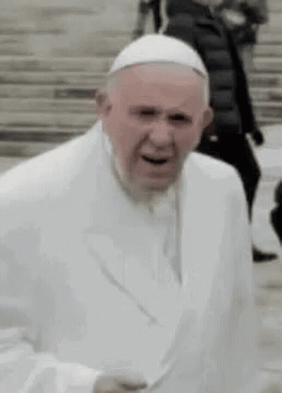 Man In White Hat And White Jacket GIF