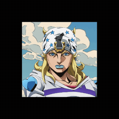 Man In White Hat With Blue Stars GIF