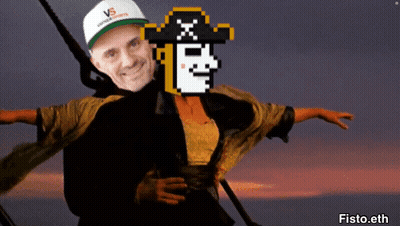 Man in White Hat With VS