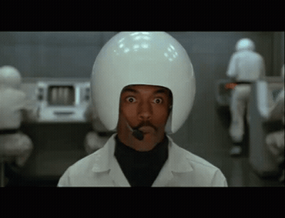 Man In White Helmet With Microphone GIF