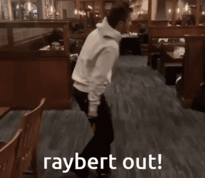 Man In White Hoodie Dancing Raybert Out GIF