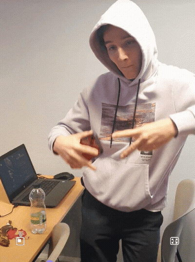Man In White Hoodie Saying Freedom GIF