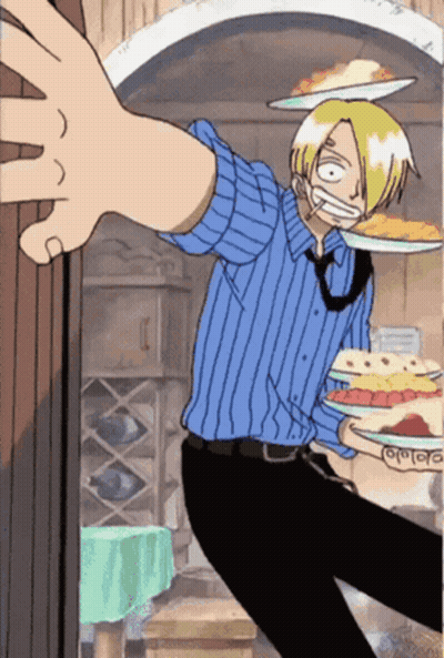 Man In White Jacket Making Funny Face At Door GIF