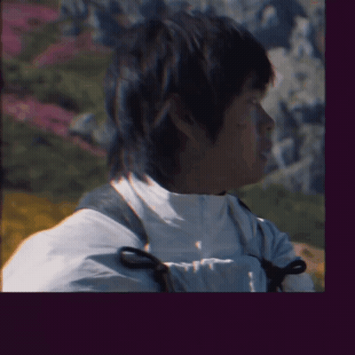 Man In White Jacket With Black Shoulder Strap GIF