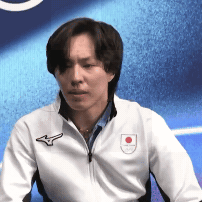 Man In White Jacket With Japan Badge GIF