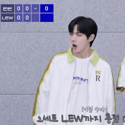 Man In White Jacket With Letter R GIF