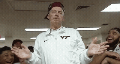 Man In White Jacket With VT GIF
