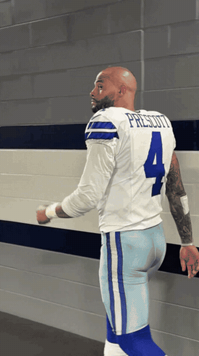 Man In White Jersey Number 4 GIF