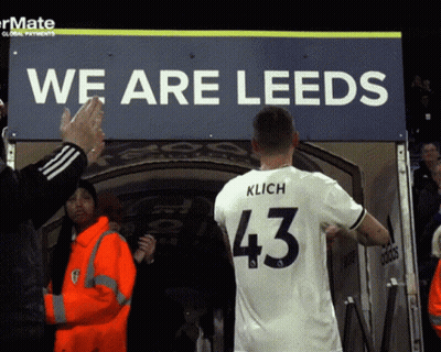 Man In White Jersey Number 43 We Are Leeds GIF