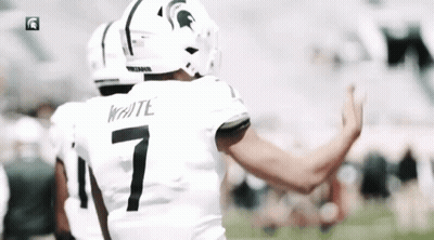 Man In White Jersey Number 7 GIF