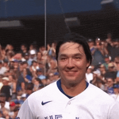Man In White Jersey Saying UE GIF