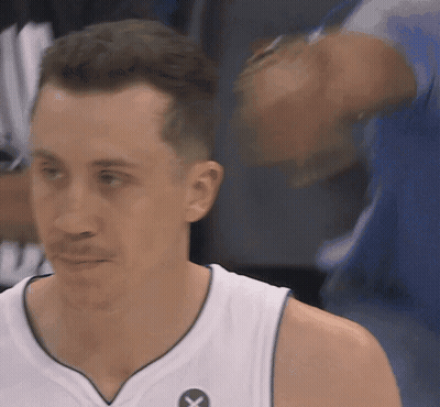 Man In White Jersey With X GIF