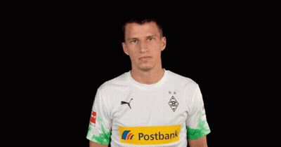 Man In White Postbank Shirt GIF