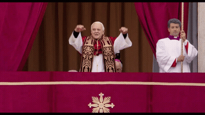 Man In White Robe Arms Outstretched GIF