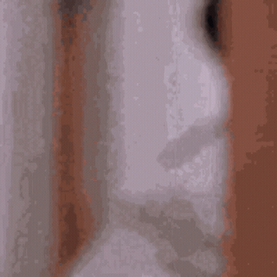 Man In White Robe Looking Out GIF