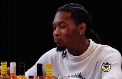 Man In White Shark Shirt GIF