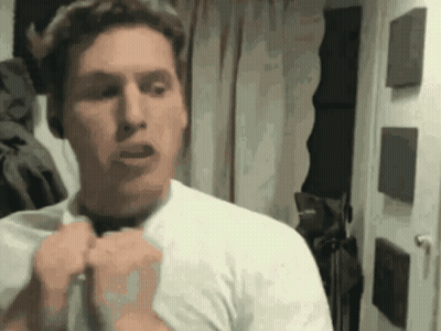 Man In White Shirt Adjusting Tie GIF