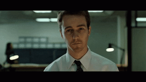 Man In White Shirt And Black Tie GIF