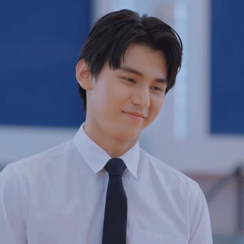 Man In White Shirt And Black Tie GIF
