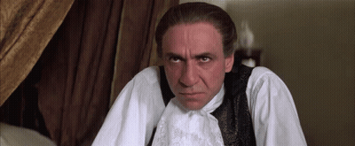 Man In White Shirt And Black Vest Angry GIF